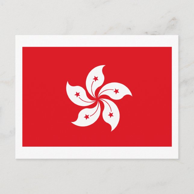 Postkarte für Hongkong (Vorderseite)
