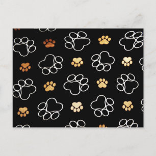 Postkarte für Hunde