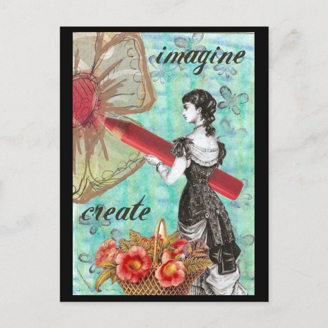 Postkarte für Imagination und Kreation (Vorderseite)