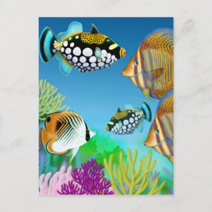 Postkarte für Indo Pacific Reef