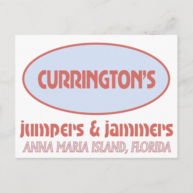 Postkarte für Jumper und Jammers (Vorderseite)