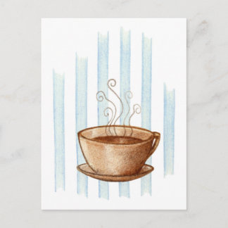 Postkarte für Kaffee