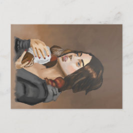 Postkarte für Kaffee