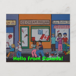 Postkarte für Kanada