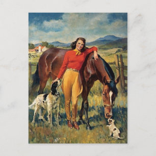 Postkarte für klassische Illustration