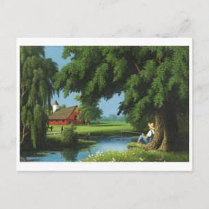 Postkarte für klassische Illustration