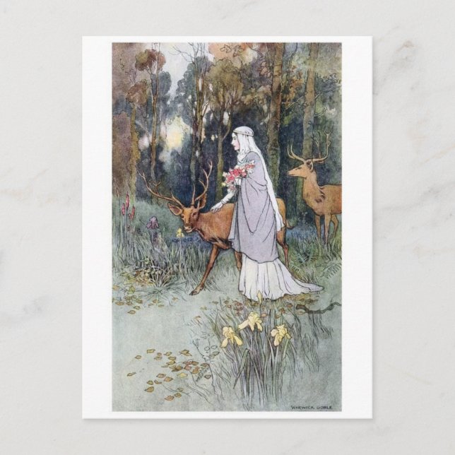 Postkarte für klassische Illustration (Vorderseite)
