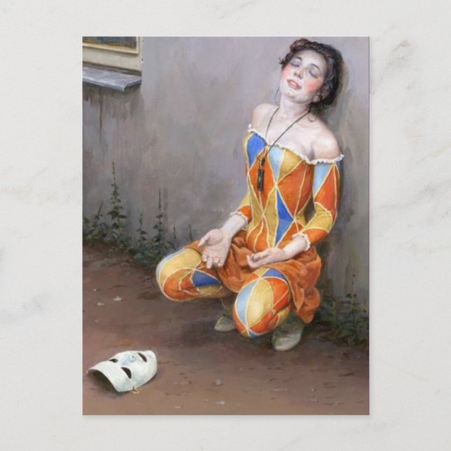 Postkarte für klassische Illustration (Vorderseite)