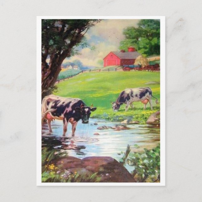 Postkarte für klassische Illustration (Vorderseite)