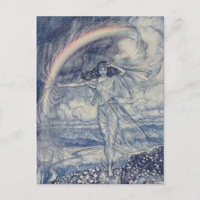 Postkarte für klassische Illustration (Vorderseite)