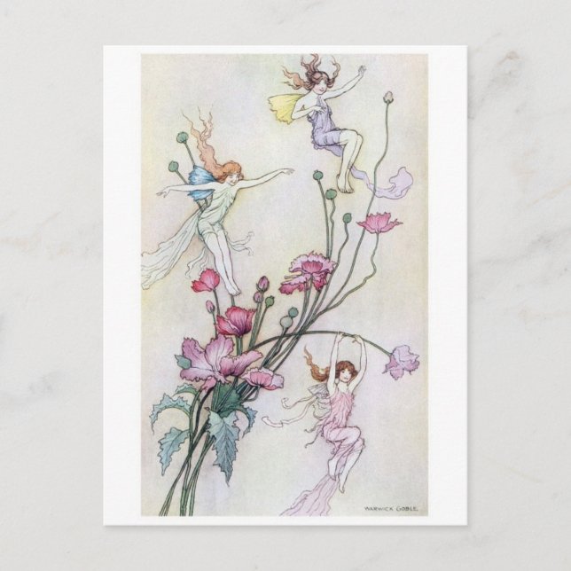 Postkarte für klassische Illustration (Vorderseite)