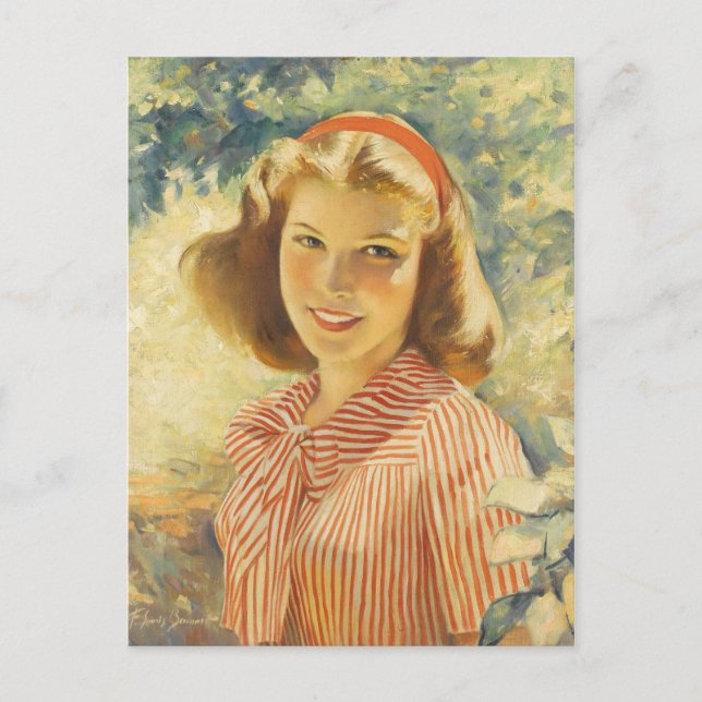 Postkarte für klassische Illustration (Vorderseite)