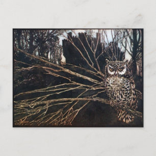 Postkarte für klassische Illustration