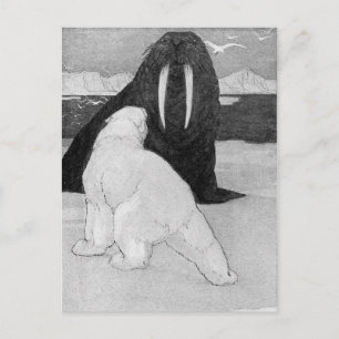 Postkarte für klassische Illustration