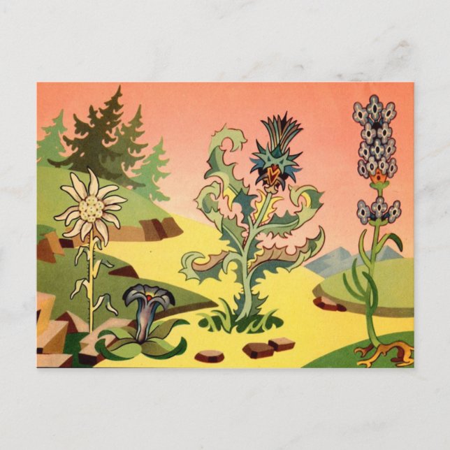 Postkarte für klassische Illustration (Vorderseite)