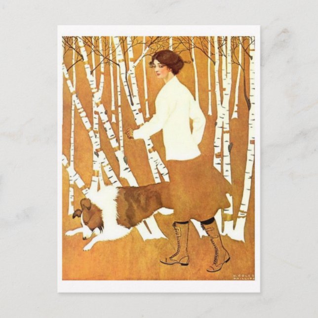 Postkarte für klassische Illustration (Vorderseite)