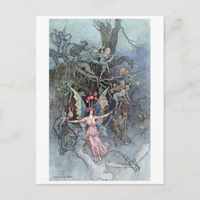 Postkarte für klassische Illustration (Vorderseite)