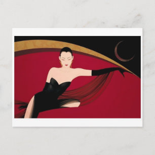 Postkarte für klassische Illustration