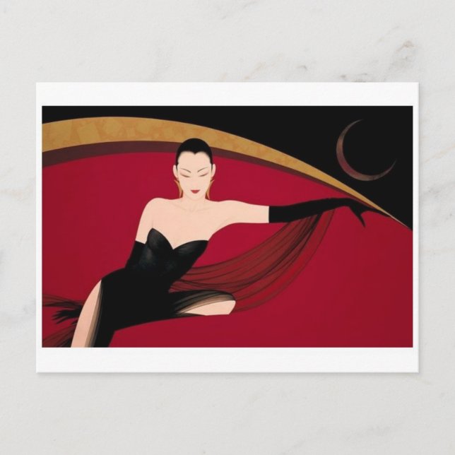 Postkarte für klassische Illustration (Vorderseite)