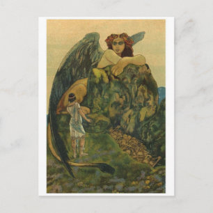 Postkarte für klassische Illustration
