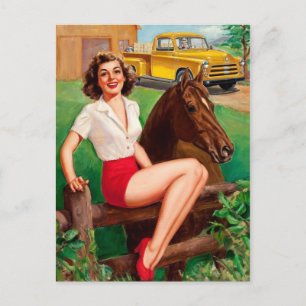 Postkarte für klassische Illustration