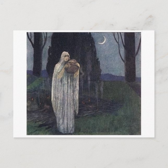 Postkarte für klassische Illustration (Vorderseite)