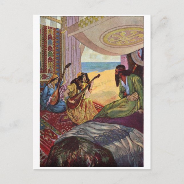 Postkarte für klassische Illustration (Vorderseite)