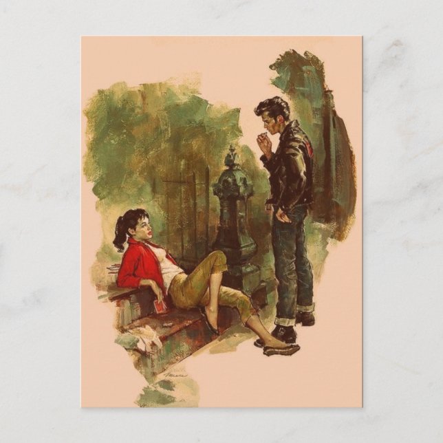 Postkarte für klassische Illustration (Vorderseite)