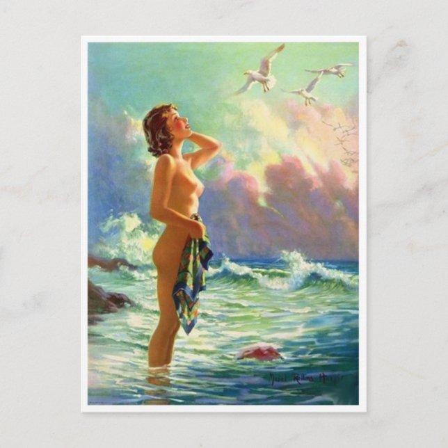 Postkarte für klassische Illustration (Vorderseite)