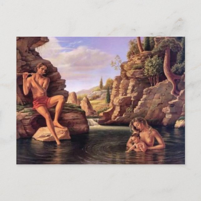 Postkarte für klassische Malerei (Vorderseite)