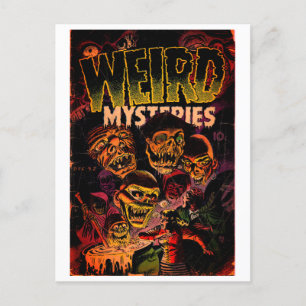 Postkarte für klassisches Comic