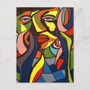 Postkarte für kreative afrikanische Kunst