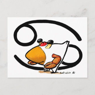 Postkarte für Krebshähnchen