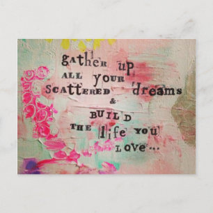 Postkarte für Leben und Traum