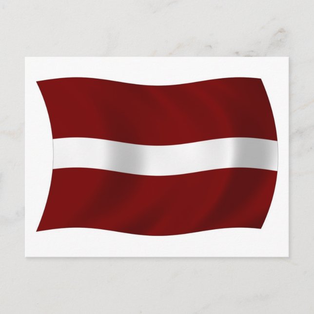 Postkarte für Lettland (Vorderseite)