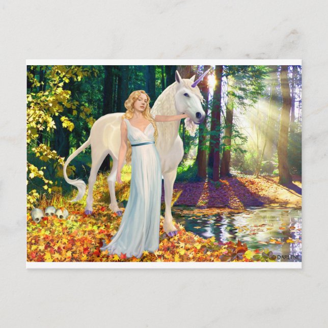 Postkarte für Maiden & Unicorn (Vorderseite)