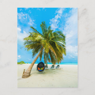Postkarte für Maldives Beach