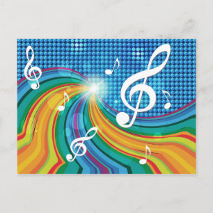 Postkarte für Musikabbildungen