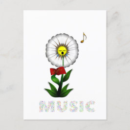 Postkarte für Musikreisen