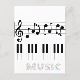 Postkarte für Musikreisen