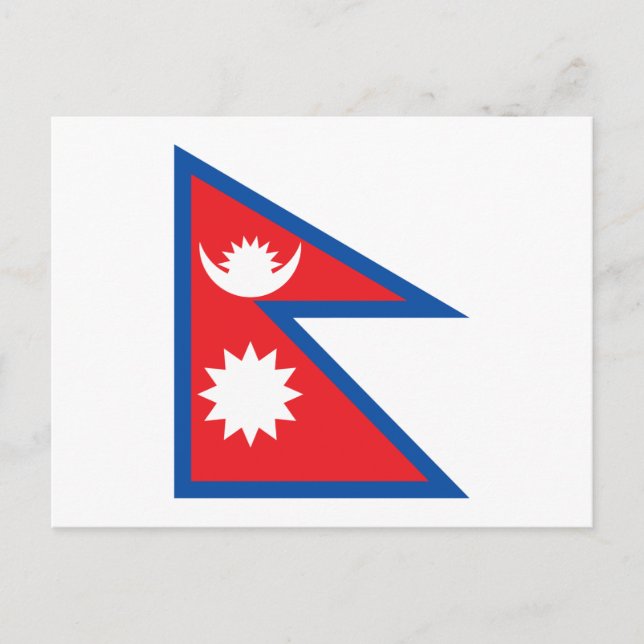 Postkarte für Nepal (Vorderseite)