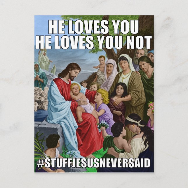 Postkarte für nicht austauschbare Liebe (SJNS) (Vorderseite)