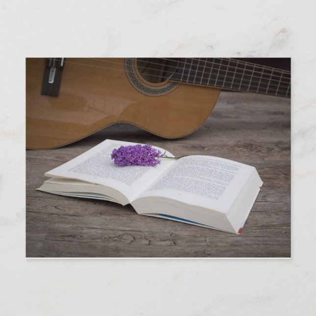 Postkarte für offene Bücher (Vorderseite)