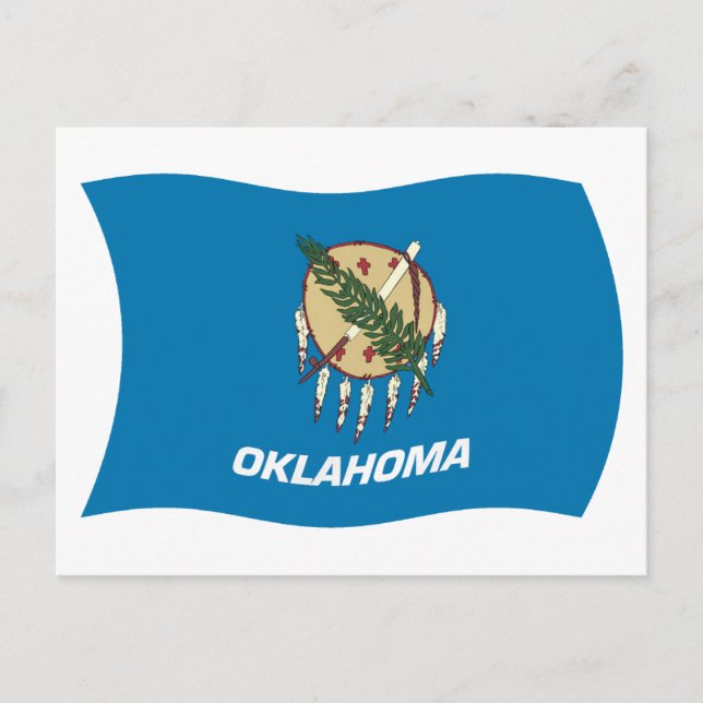 Postkarte für Oklahoma (Vorderseite)