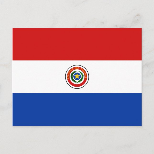 Postkarte für Paraguay (Vorderseite)