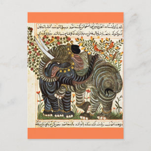Postkarte für Persische Elefanten