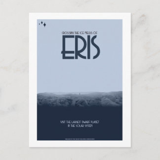 Postkarte für Raumfahrt - Eris