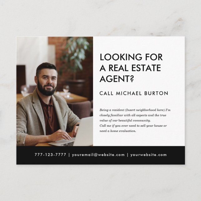 Postkarte für reales Anwesen (Vorderseite)