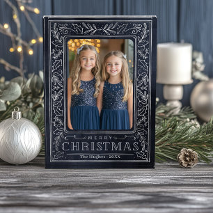 Postkarte für Schiffe und Silver Holiday Fotoblock