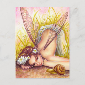 Postkarte für Schnecken